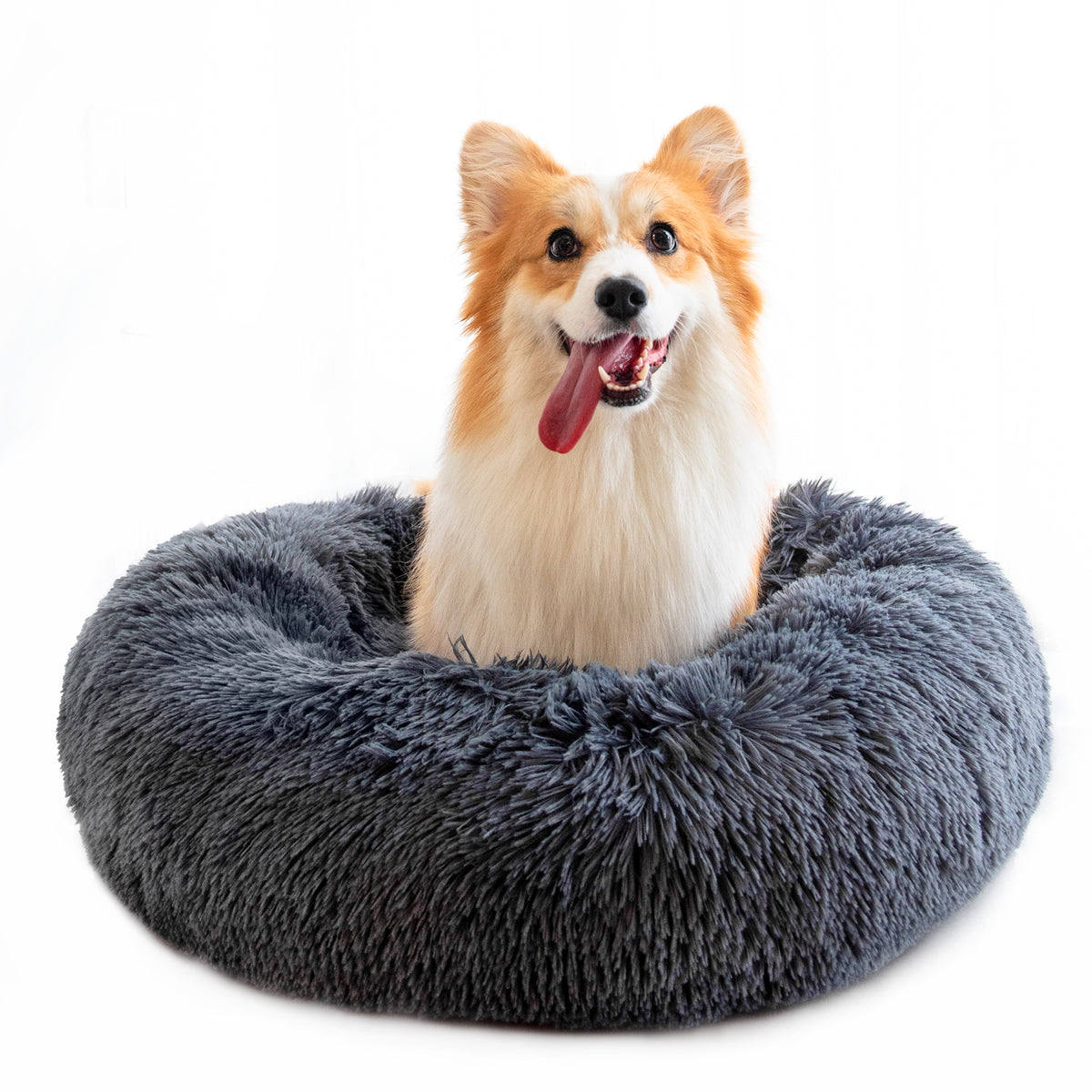 Cozy Pet Nest Bed – Round Plush Sleeping Mat for Puppies and Cats