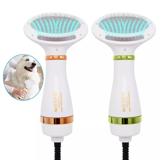 2-in-1 Low-Noise Hair Dryer for Pets with Adjustable Temperature