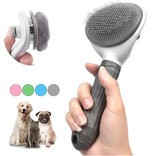 Self Cleaning Hair Removing Brush for Cats & Dogs