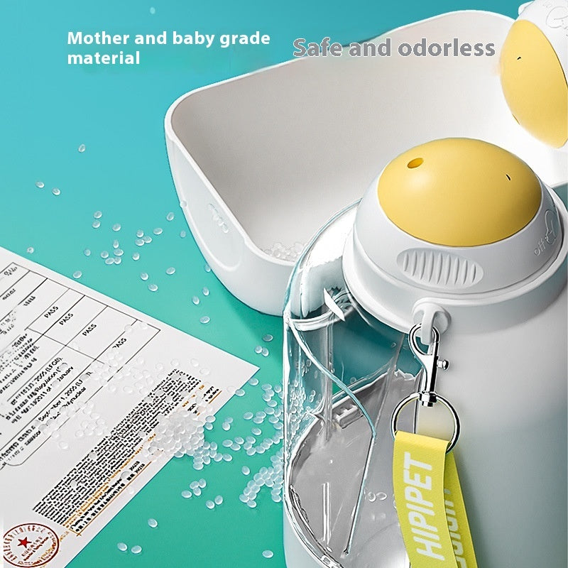 2-in-1 Portable Pet Water & Food Bottle – Large Capacity Travel Dispenser for Dogs & Cats