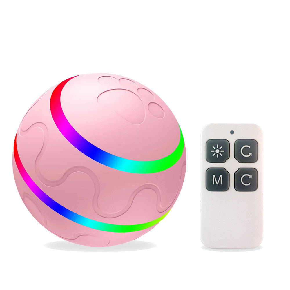 Smart Self-Rotating Pet Toy Ball – USB Interactive Automatic Ball for Cats & Dogs